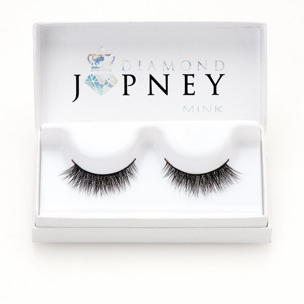 Geisha Mink Lashes with a wispy, soft effect for a naturally elegant look