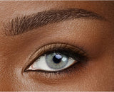 Natural blue-green contact lenses with no limbal ring for a seamless blend on dark eyes